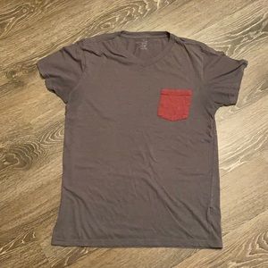 Blue crown pocket shirt